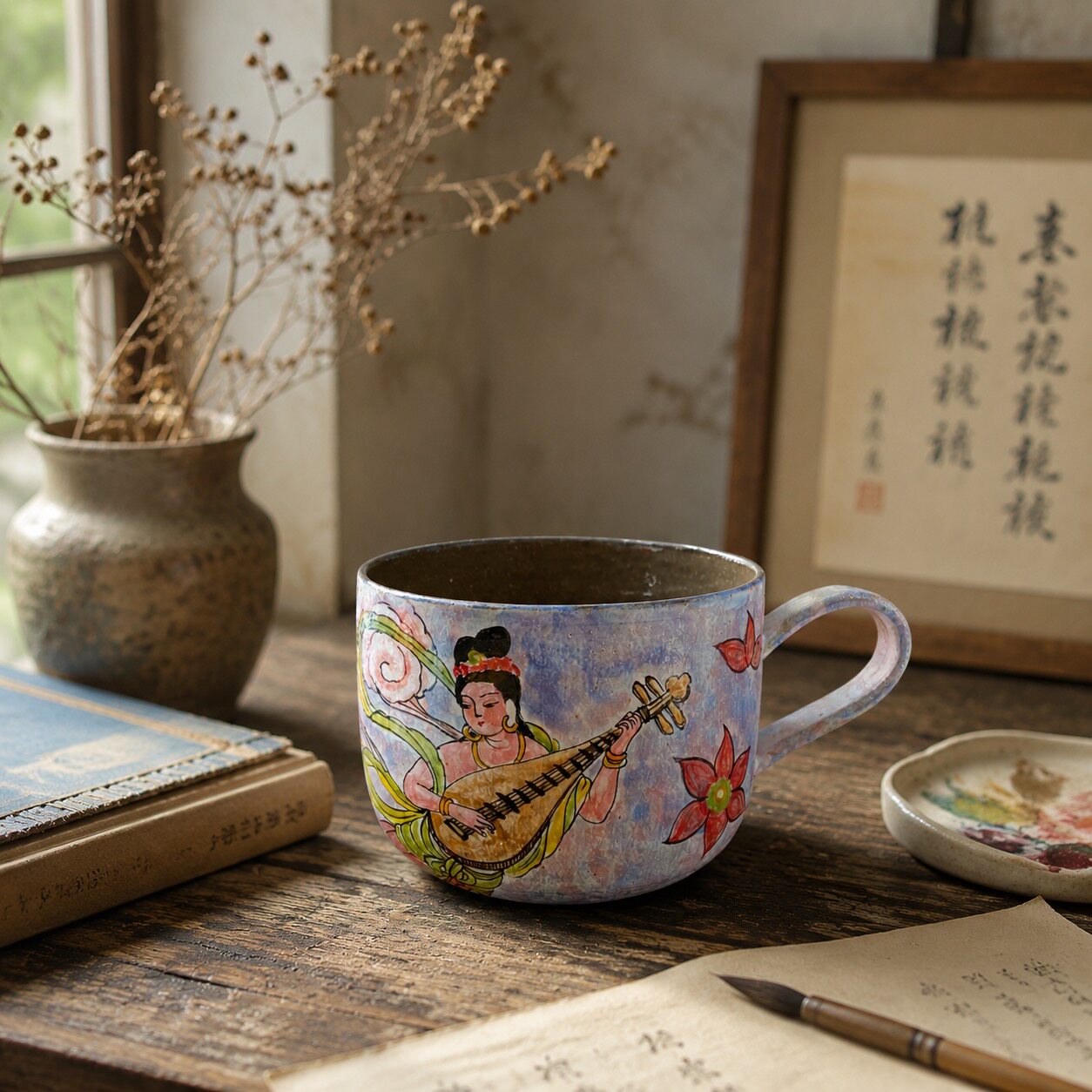 Dunhuang Hand-Painted Mug