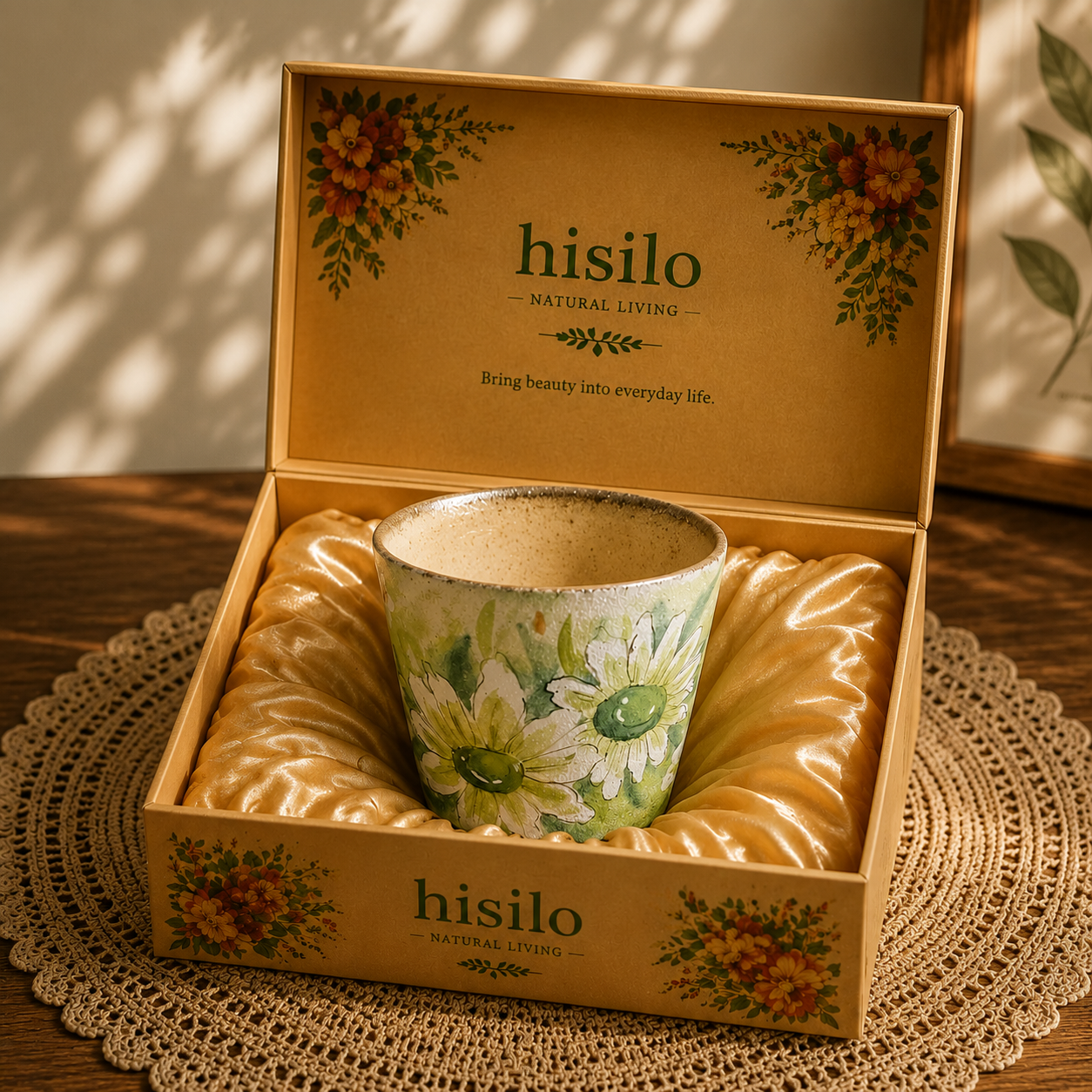 Daisy Hand-Painted Mug