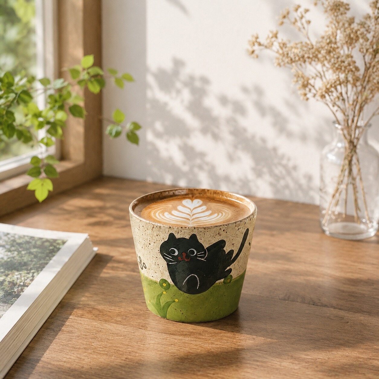 Black Cat Ceramic Mug