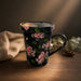 Midnight Blossom Covered Ceramic Mug