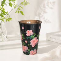 Black Blossom Ceramic Mug