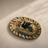 Phoenix Hand-Painted Ceramic Plate