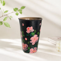 Black Blossom Ceramic Mug