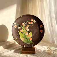 Lily Hand-Painted Ceramic Cup Set