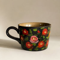 Midnight Rose Ceramic Mug