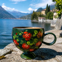 Forest Floral Ceramic Cup