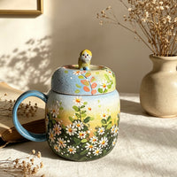 Daisy Garden Covered Teapot