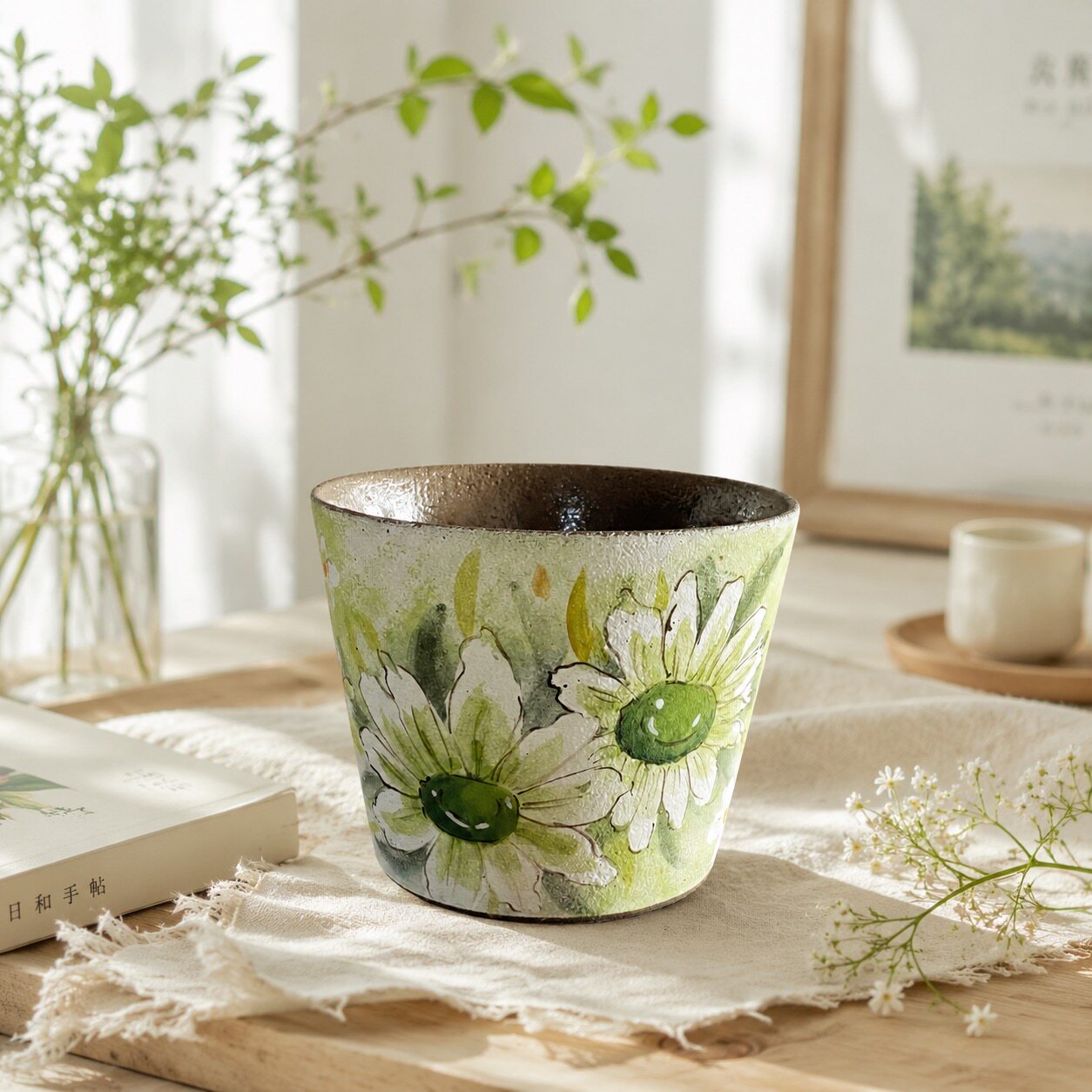 Daisy Hand-Painted Mug