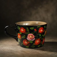 Midnight Rose Ceramic Mug