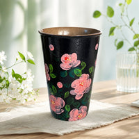 Black Blossom Ceramic Mug