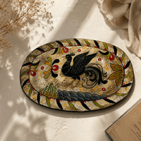 Phoenix Hand-Painted Ceramic Plate