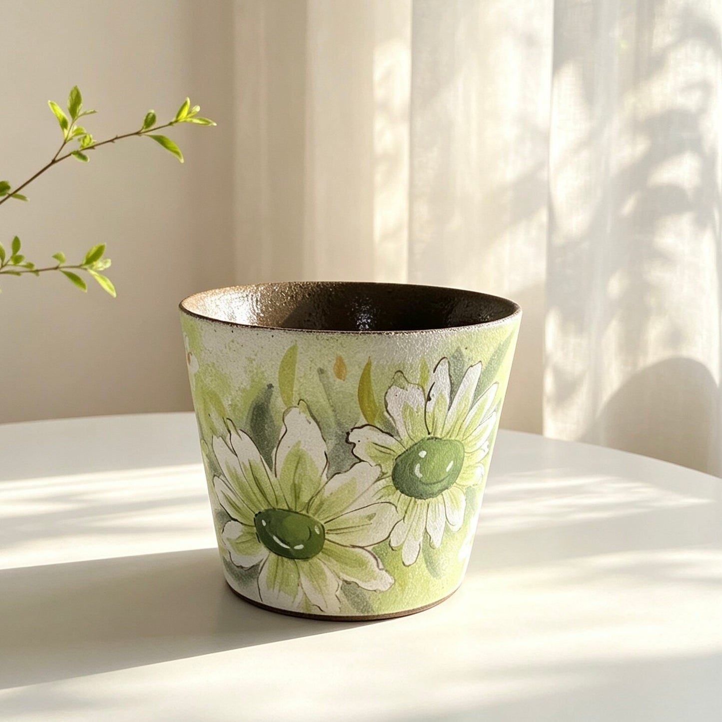 Daisy Hand-Painted Mug