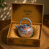 Fox Hand-Painted Ceramic Teapot